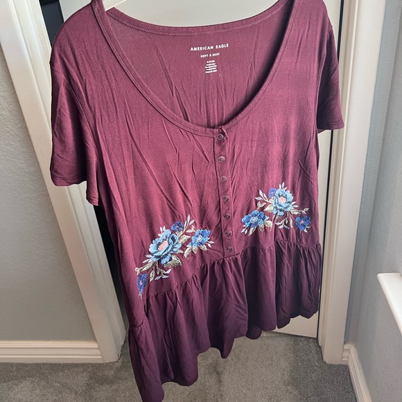 American eagle baby doll tee S - Picture 1 of 4